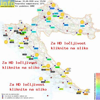 Trenutno vreme Hrvaška