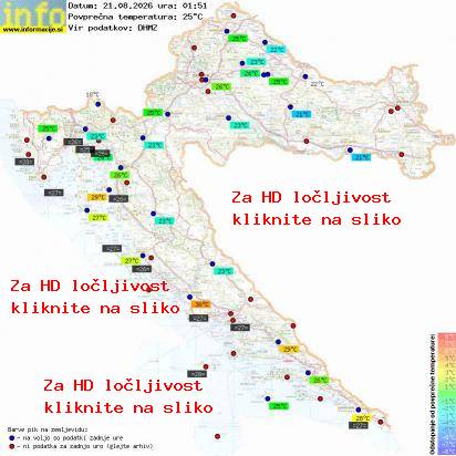 Trenutno vreme Hrvaška