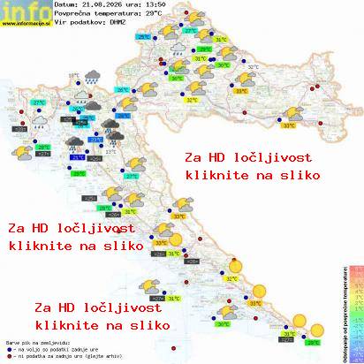 Trenutno vreme Hrvaška