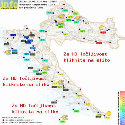 Trenutno vreme Hrvaška