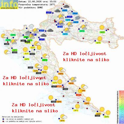 Trenutno vreme Hrvaška