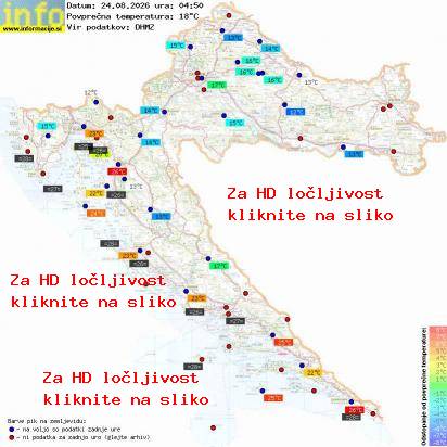 Trenutno vreme Hrvaška
