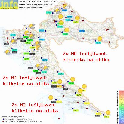 Trenutno vreme Hrvaška