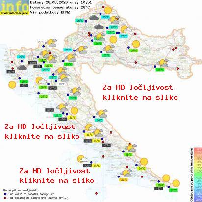 Trenutno vreme Hrvaška