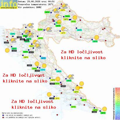 Trenutno vreme Hrvaška
