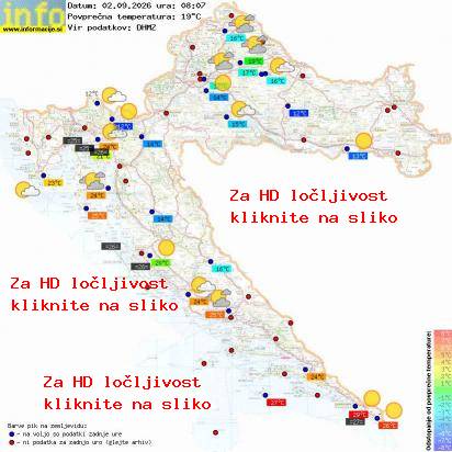 Trenutno vreme Hrvaška