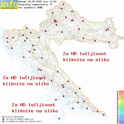 Trenutno vreme Hrvaška