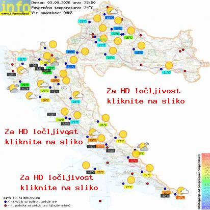Trenutno vreme Hrvaška