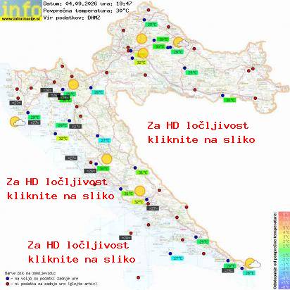 Trenutno vreme Hrvaška