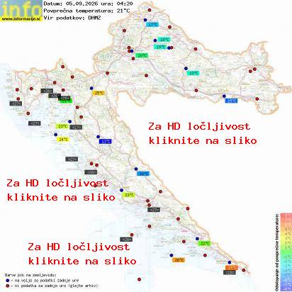 Trenutno vreme Hrvaška
