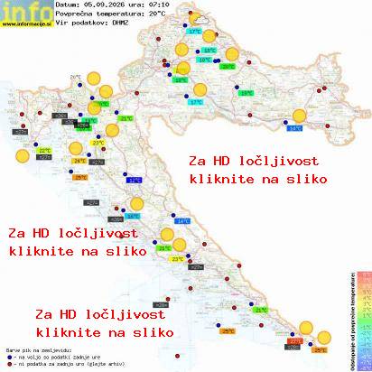 Trenutno vreme Hrvaška