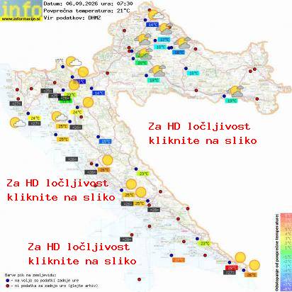 Trenutno vreme Hrvaška
