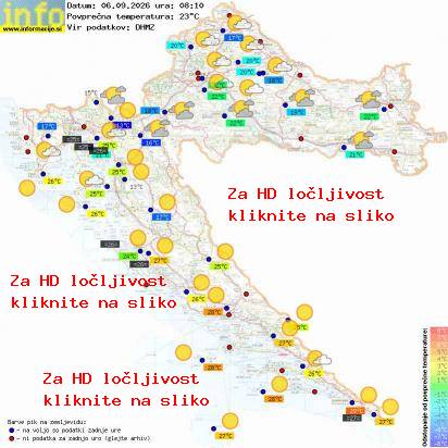 Trenutno vreme Hrvaška