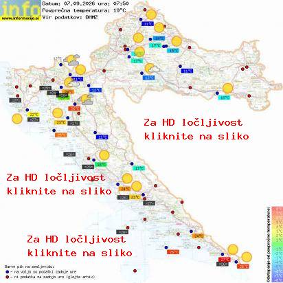 Trenutno vreme Hrvaška