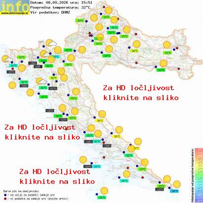 Trenutno vreme Hrvaška