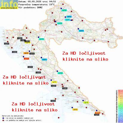 Trenutno vreme Hrvaška