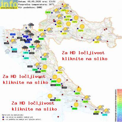 Trenutno vreme Hrvaška
