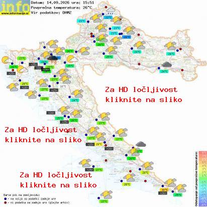 Trenutno vreme Hrvaška