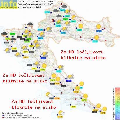 Trenutno vreme Hrvaška