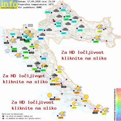 Trenutno vreme Hrvaška