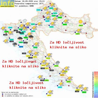 Trenutno vreme Hrvaška