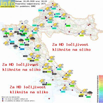 Trenutno vreme Hrvaška