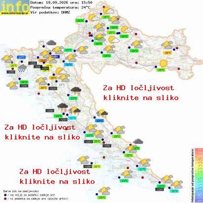 Trenutno vreme Hrvaška