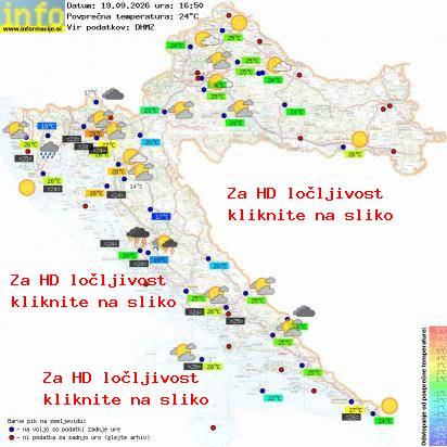 Trenutno vreme Hrvaška