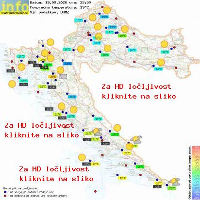 Trenutno vreme Hrvaška