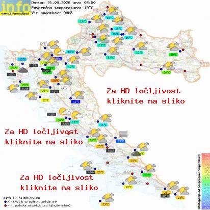 Trenutno vreme Hrvaška
