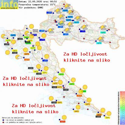 Trenutno vreme Hrvaška