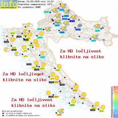Trenutno vreme Hrvaška