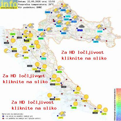 Trenutno vreme Hrvaška