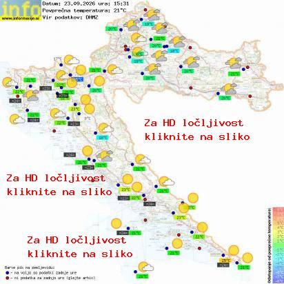 Trenutno vreme Hrvaška
