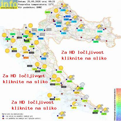 Trenutno vreme Hrvaška