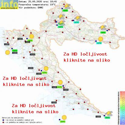 Trenutno vreme Hrvaška