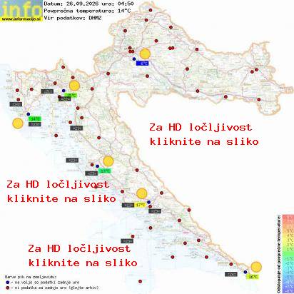 Trenutno vreme Hrvaška
