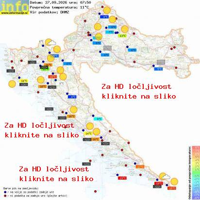 Trenutno vreme Hrvaška