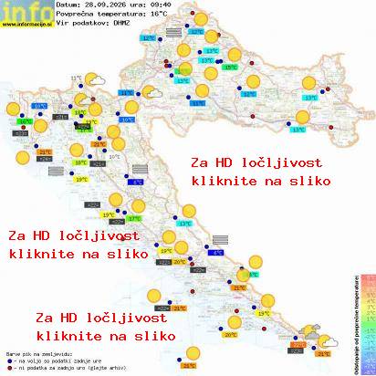 Trenutno vreme Hrvaška
