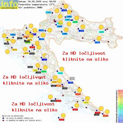 Trenutno vreme Hrvaška