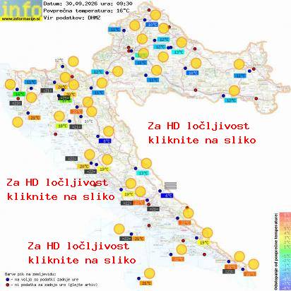 Trenutno vreme Hrvaška