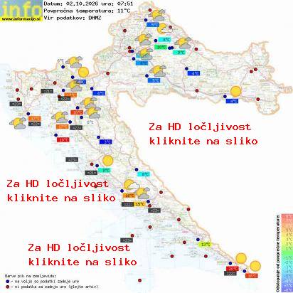 Trenutno vreme Hrvaška