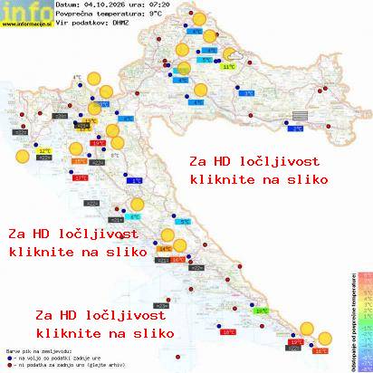 Trenutno vreme Hrvaška