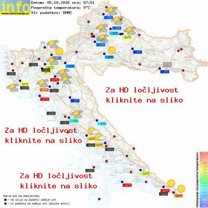 Trenutno vreme Hrvaška