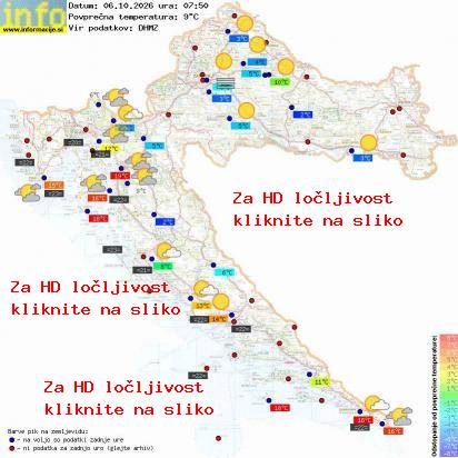 Trenutno vreme Hrvaška
