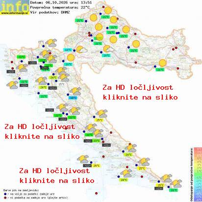 Trenutno vreme Hrvaška