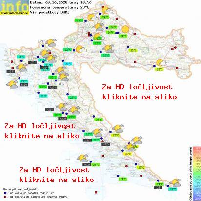 Trenutno vreme Hrvaška