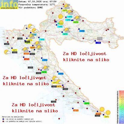 Trenutno vreme Hrvaška
