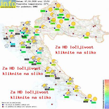 Trenutno vreme Hrvaška
