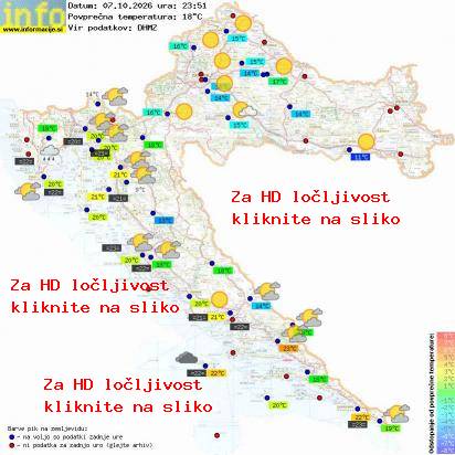 Trenutno vreme Hrvaška